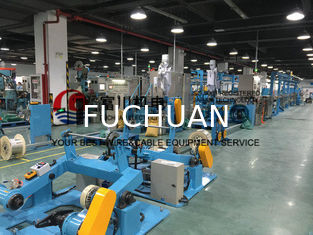 دستگاه اکستروژن FC PVC برای قطر سیم 1.5-12 میلی متر با خروجی اکستروژن 180 کیلوگرم در ساعت